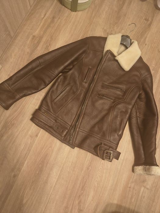 Kożuch męski naturalny r. L