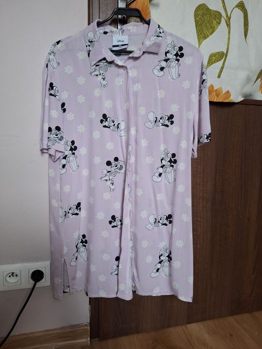 Różowa koszula z krótkim rękawem myszka Miki Disney M