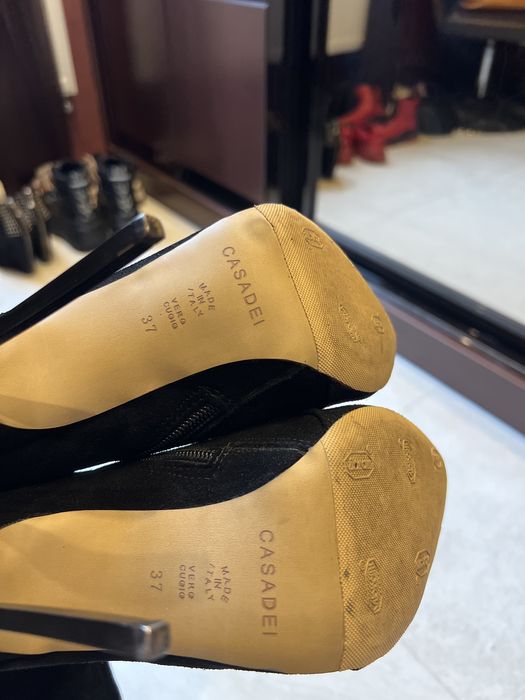 Ботфорти шкіряні Casadei 37 розм