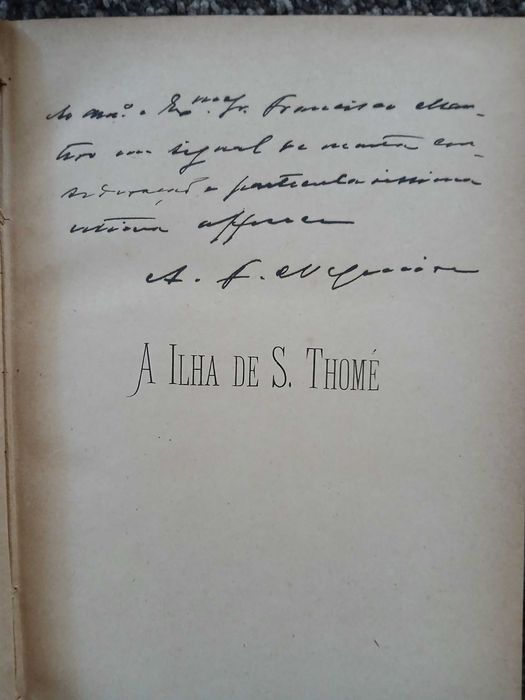 Livros antigos raros sobre São Thomé - 1º