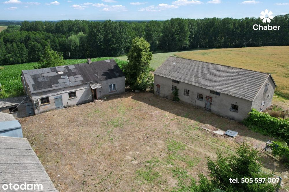 Siedlisko ok. 60 m2 z działką ok. 4800 m2 we wsi Kołatek.