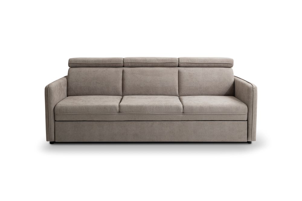 SOFA do salonu BARCELO 220 x 99 - Funkcja spania, ruchome zagłówki