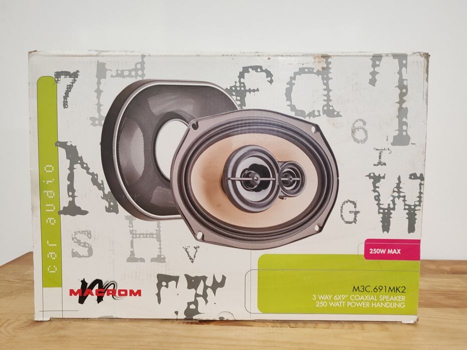 Głośnik samochodowy 3drozny 250W 6x9"