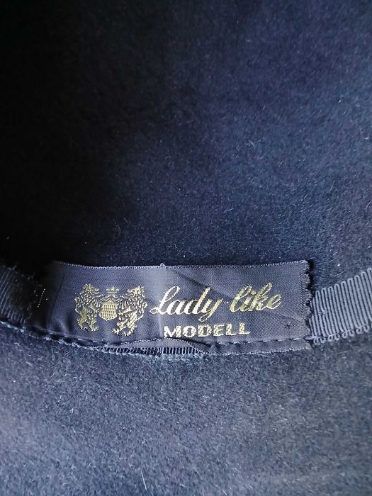 kapelusz czarny Lady Like