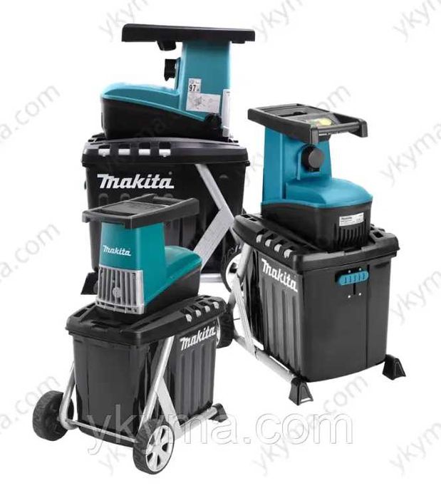 Електричний подрібнювач гілок Makita (2500 Вт / бак 50 л / 40 мм)