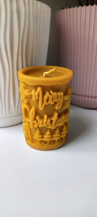 Різдвяні воскові свічки