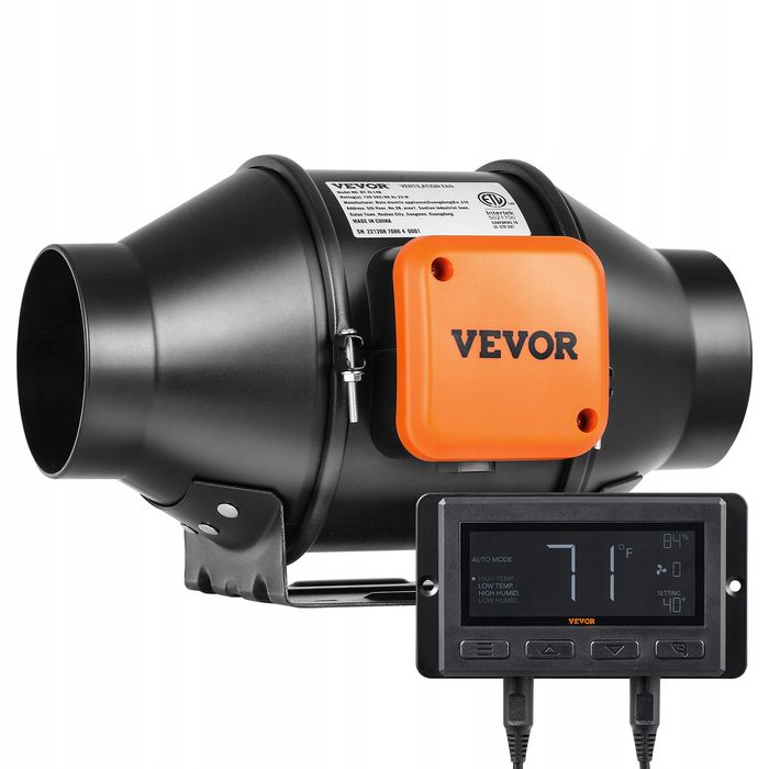 Wentylator przemysłowy VEVOR 25 W 205 CFM 10 cm