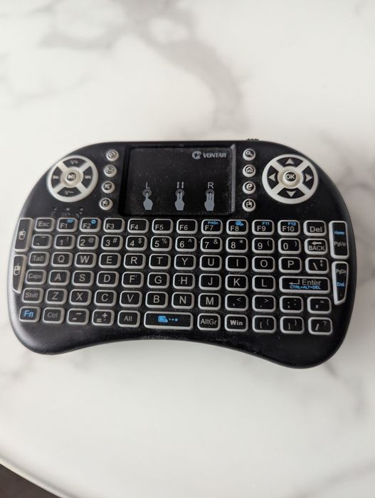 Klawiatura bezprzewodowa Vontar i8 podświetlana, klawiatura do TV