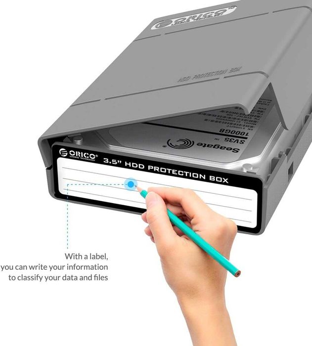 caixas protetoras para discos 3.5'' ORICO PHP35