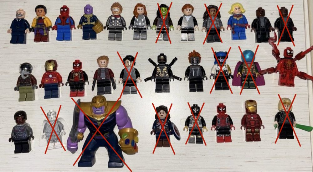 лего фигурки Marvel Марвел