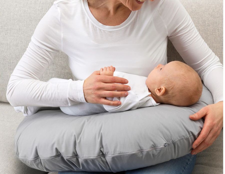 Almofada de amamentação, cinz, 60x50x18, casa quarto apartamento .