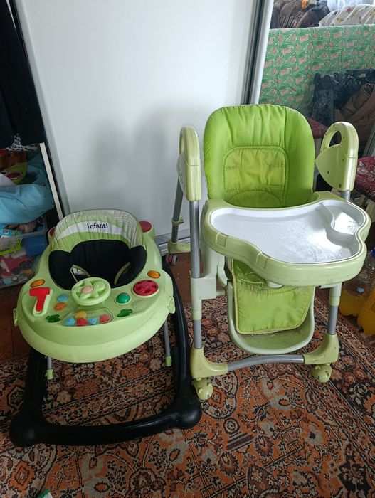 Стул для кормления+ходунки