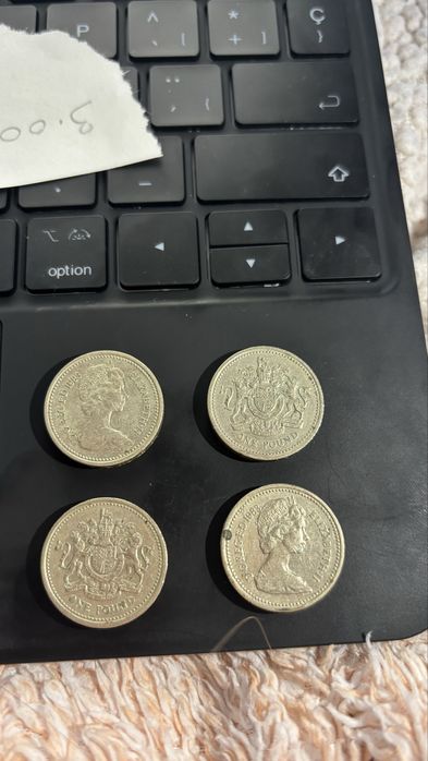 Moeda de prata 1983 rainha Elizabeth II