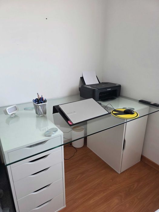 Tampo de Vidro / Mesa /Secretária