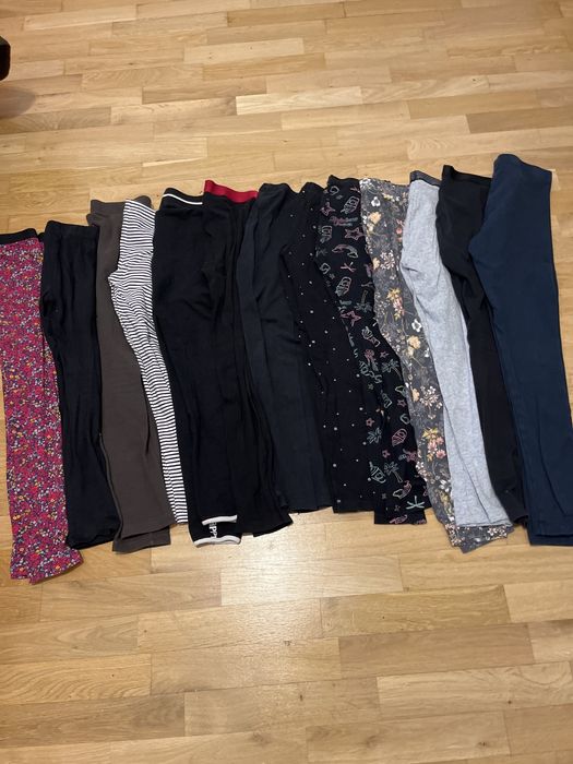 Getry dziewczece 134, legginsy