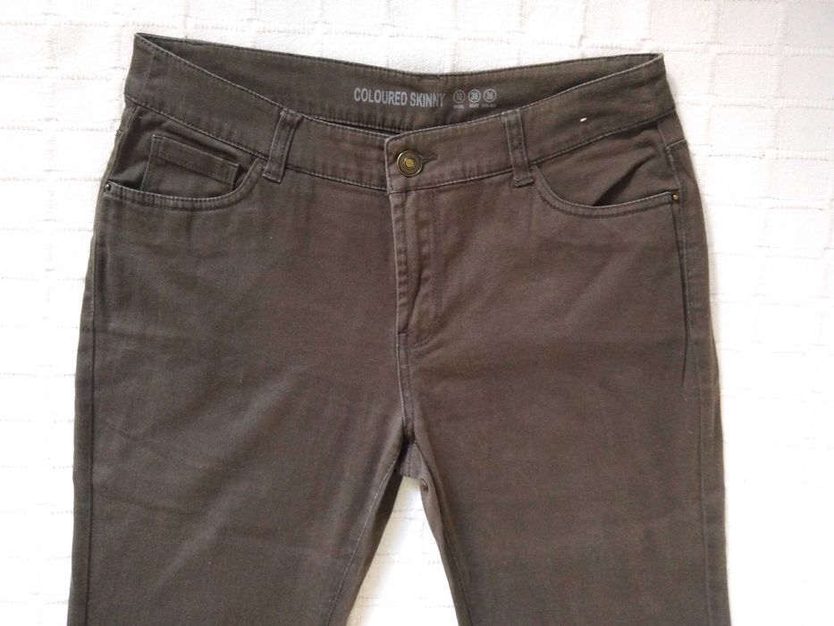 Calças Ganga Castanhas Coloured Skinny Denim Co. 38