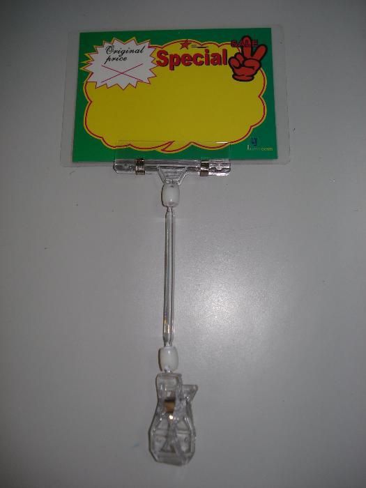 Porta Preços e Expositores para Lojas (NOVOS)