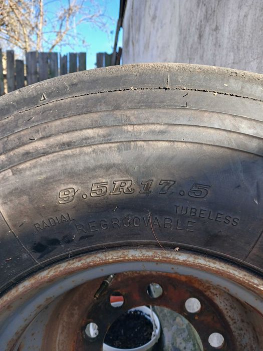 Диск з гумою для Вантажівки Dunlop 9.5R17.5