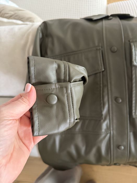 Сорочка шкіряна zara,only