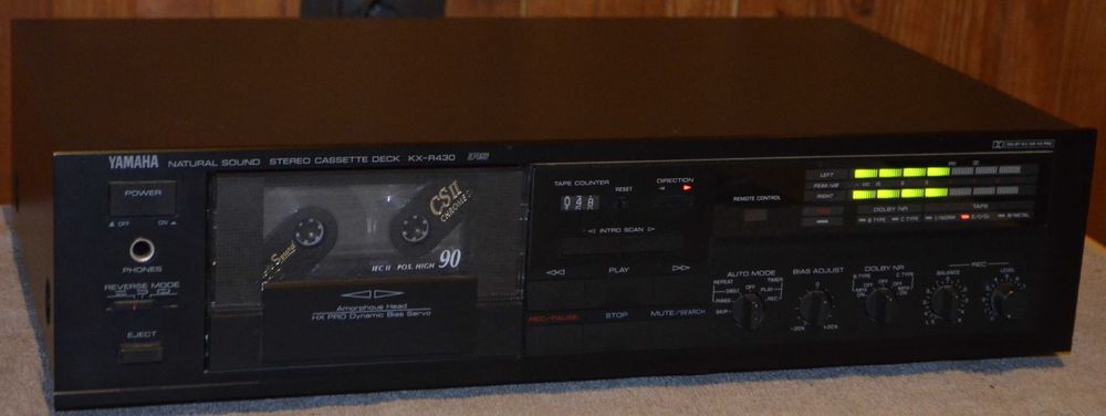 Yamaha KX-R 430 RS Magnetofon kasetowy z Reversem Dolby B  C  Japoński