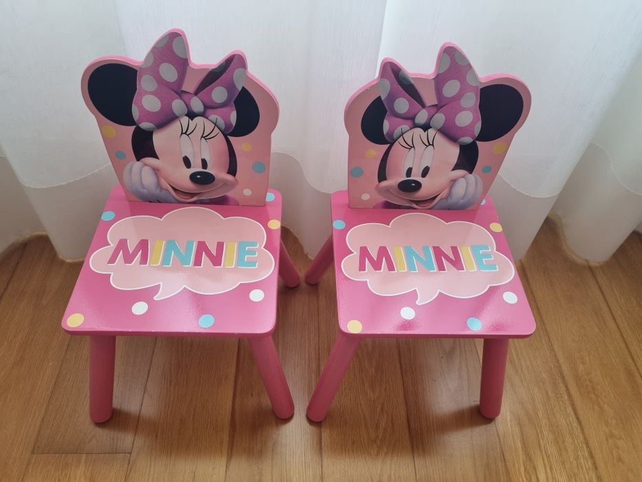Minnie set de mesa e 2 cadeiras