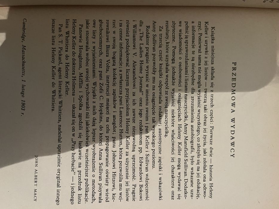 Helena Keller Historia mojego życia MNP