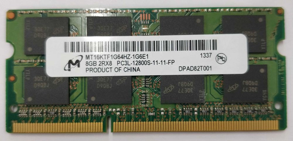 Memória RAM para portátil 8GB DDR3