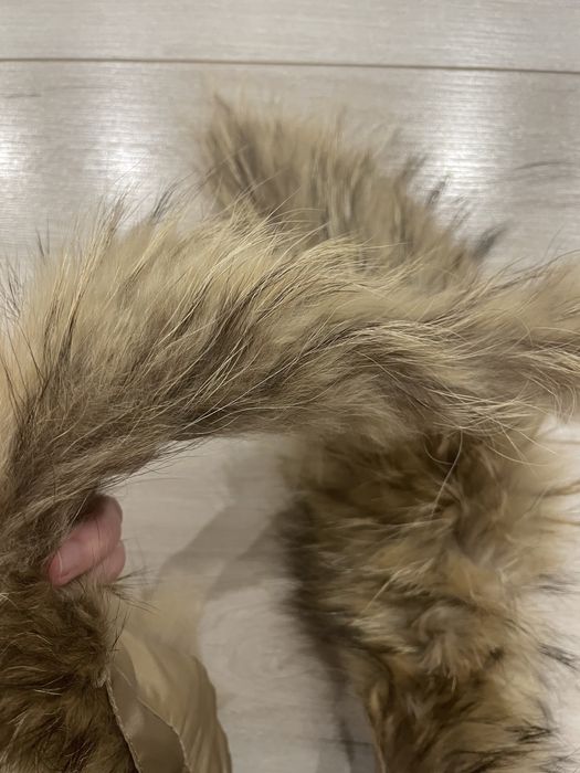 Меховая опушка, воротник енот