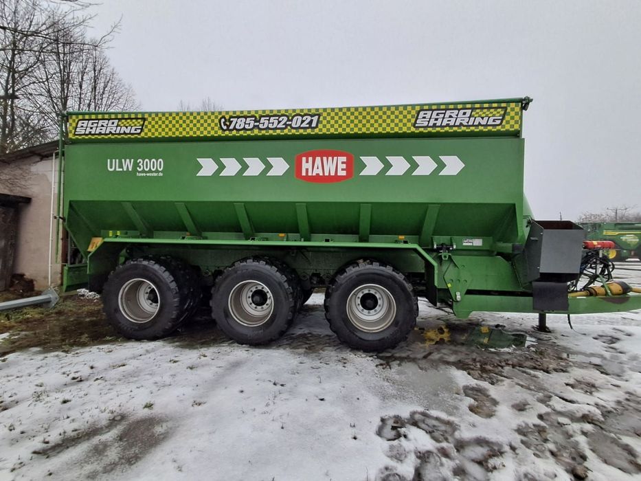 HAWE ULW 3000  Przyczepa przeładowcza Hawe ULW 3000