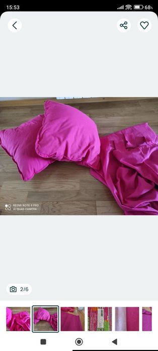 Conjunto quarto  rosa fushia