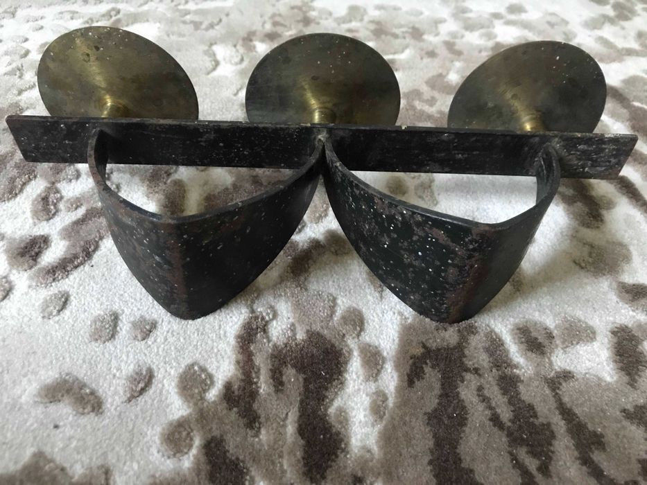 Підсвічник металевий верх латунь