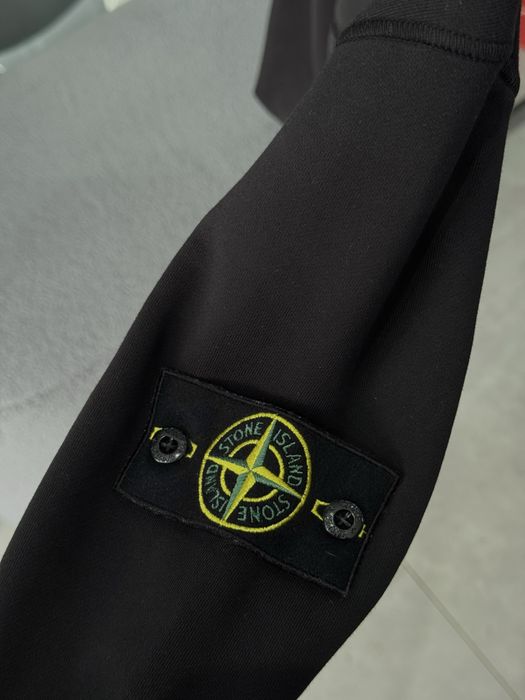 Худі Stone Island Cotton Fleece Black (ОРИГІНАЛ) Чоловіче худі Stone