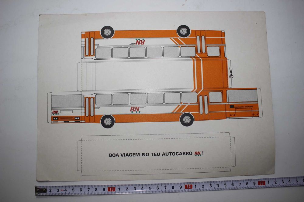 Folha original - Autocarro - Rodoviária Nacional - Camionete Carreira