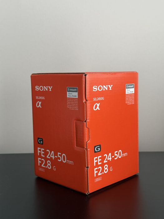 Sony 24-50mm 2.8 Nova nunca usada