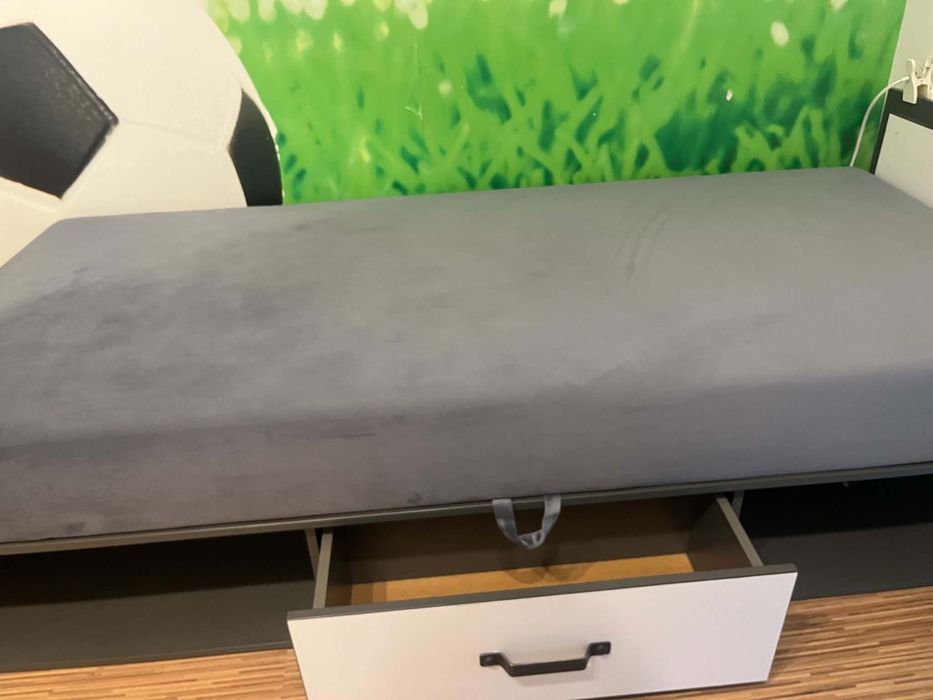 Łóżko młodzieżowe z materacem 90x206