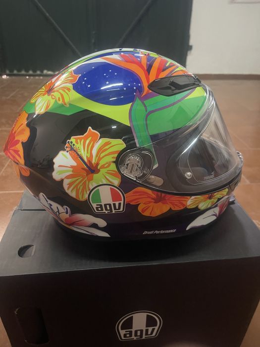 Capacete agv k6 replica franco morbidelli