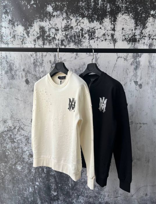 BALMAIN мужской брендовый свитшот белый оригинал кофта реглан батник