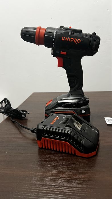 Аккумуляторная дрель-шуруповерт Dnipro-M CD-218Q + ЗП+ АКБ BP-240