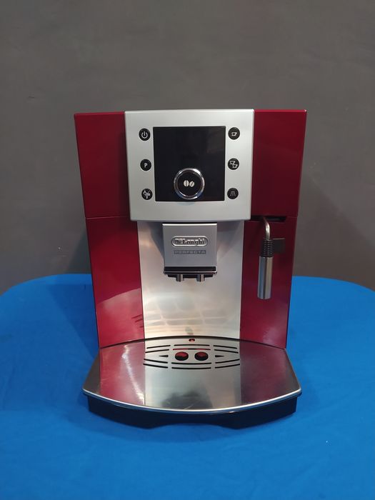 Кавоварка delonghi perfecta esam 5400 червона чорна
