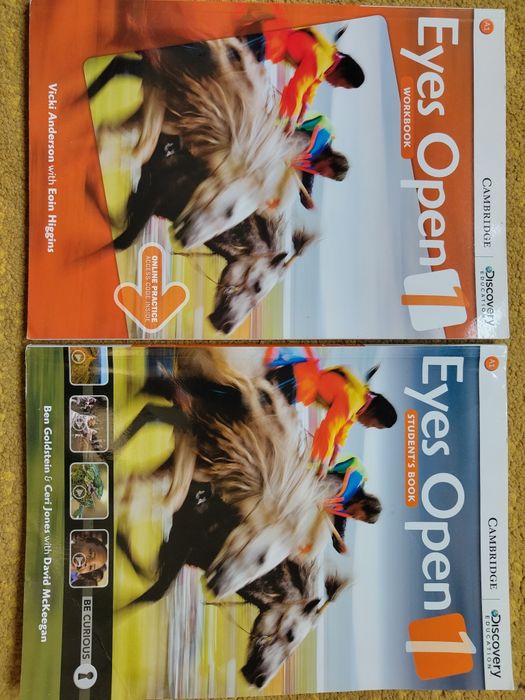 Manuais de Inglês Cambridge| Eyes Open 1 | Students book e workbook