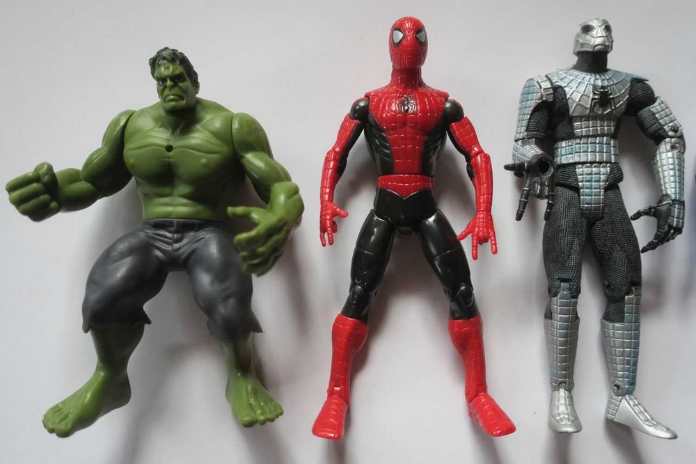 Zestaw 4 szt Hulk, Spiderman Batman itd Marvel Hasbro