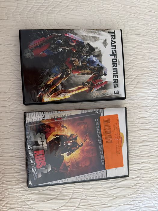 DVD transformers 3 e Spy kids 2