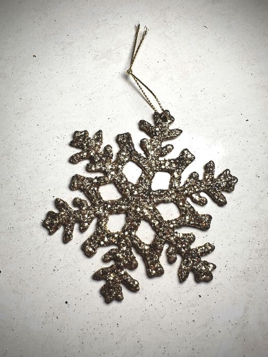 2 enfeites flocos 3D - novos