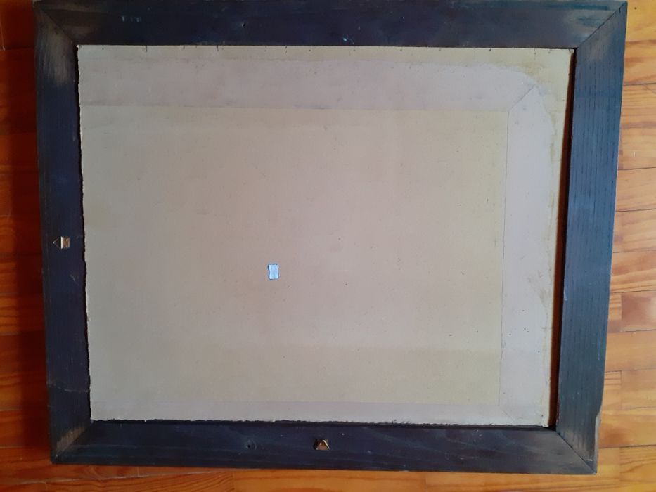 Tela, o amor é um pássaro verde num campo azul no alto da madrugada.