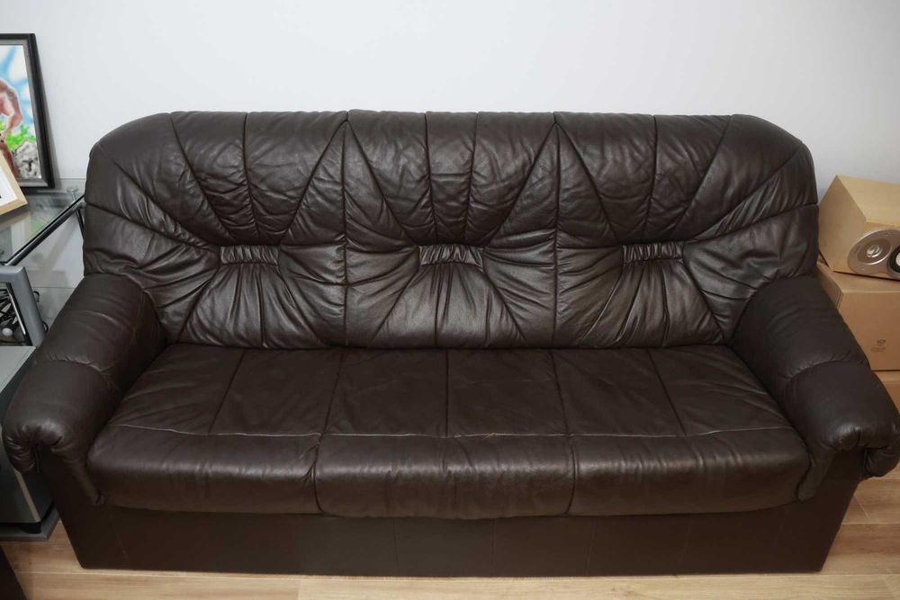 Kanapa skórzana wypoczynek sofa 3