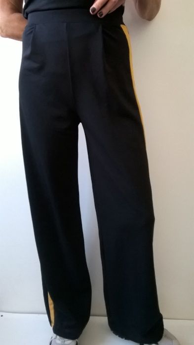 Джинсы-штаны карго женские Bershka, цвет кирпичный,  р.36,