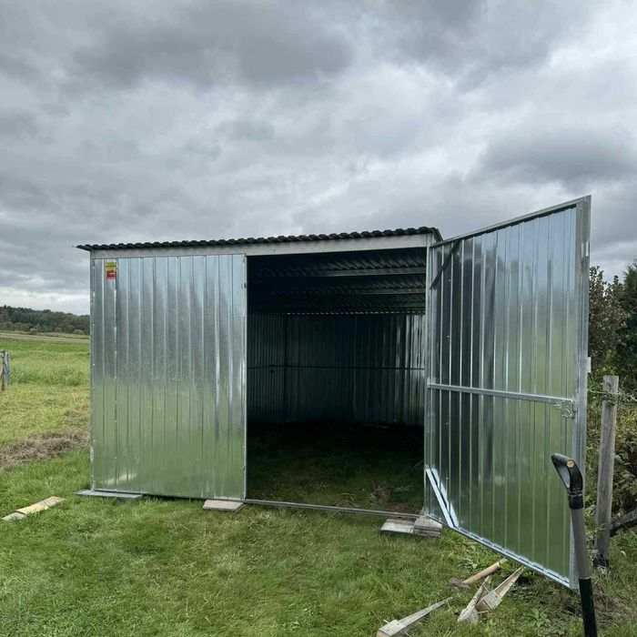 Garaż blaszany 3x5 II gatunek KLUCZBORK