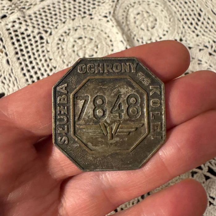 Odznaka Służba Ochrony Kolei PRL Rzadkość