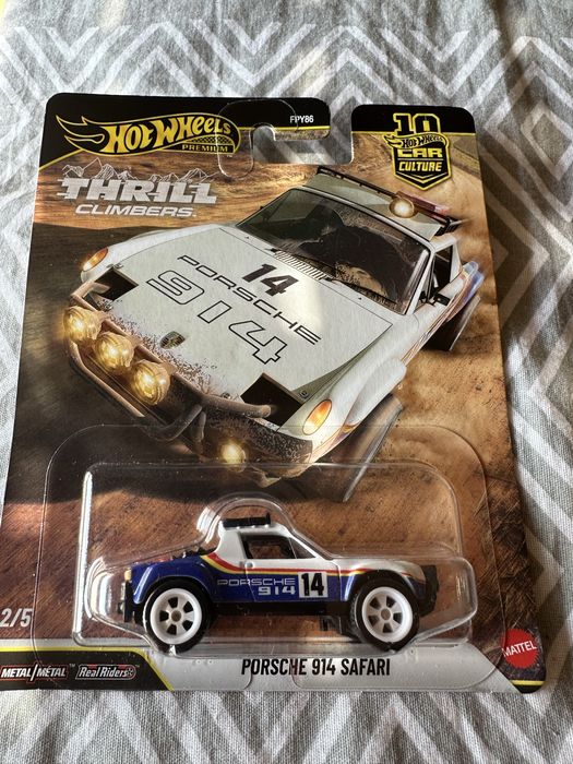 Hot Wheels Premium Porsche 914 Safari Thrill Climbers 1:64 Metal/Metal