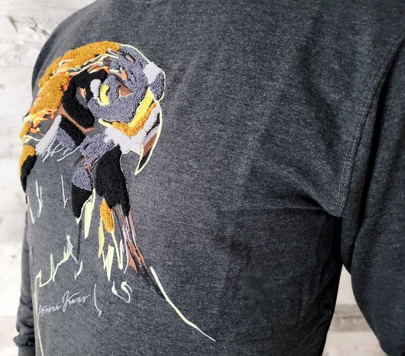 Bluza męska armani grafit antracyt